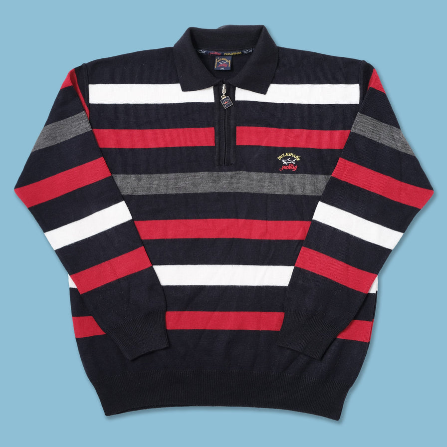 Vintage Paul Shark Q-Zip Sweater XLarge / XXL