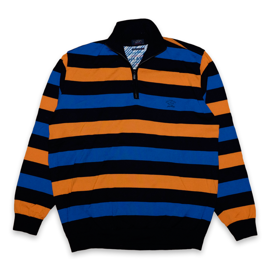 Vintage Paul & Shark Yachting Q-Zip Sweatshirt Large / XLarge - Double Double Vintage