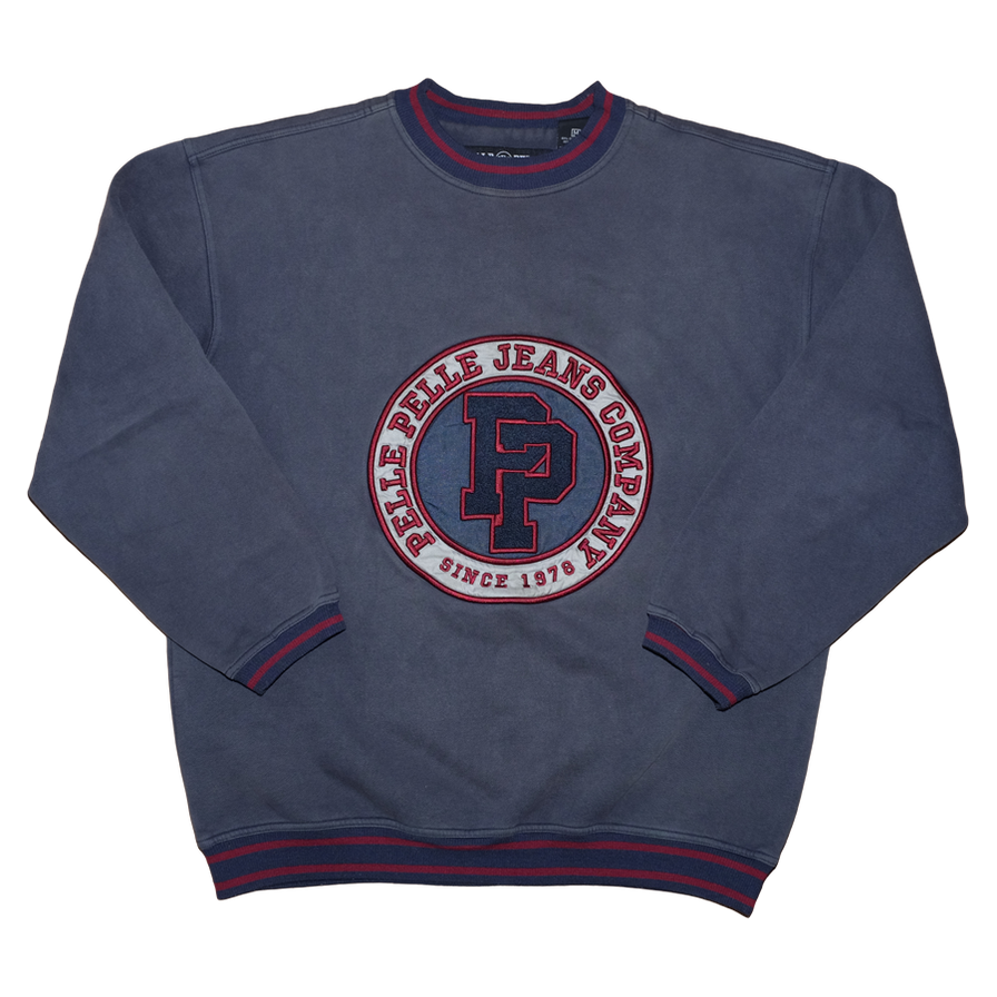 Vintage Pelle Pelle Sweatshirt Medium / Large - Double Double Vintage