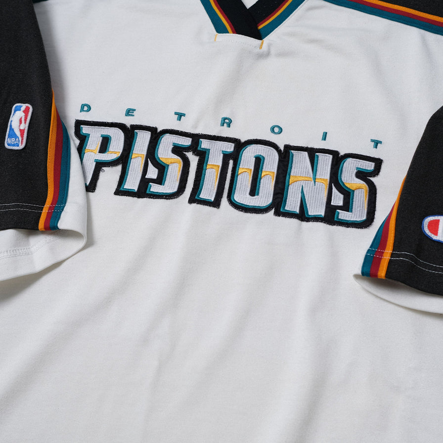 Vintage Champion Detroit Pistons Warm Up Shirt XLarge / XXL
