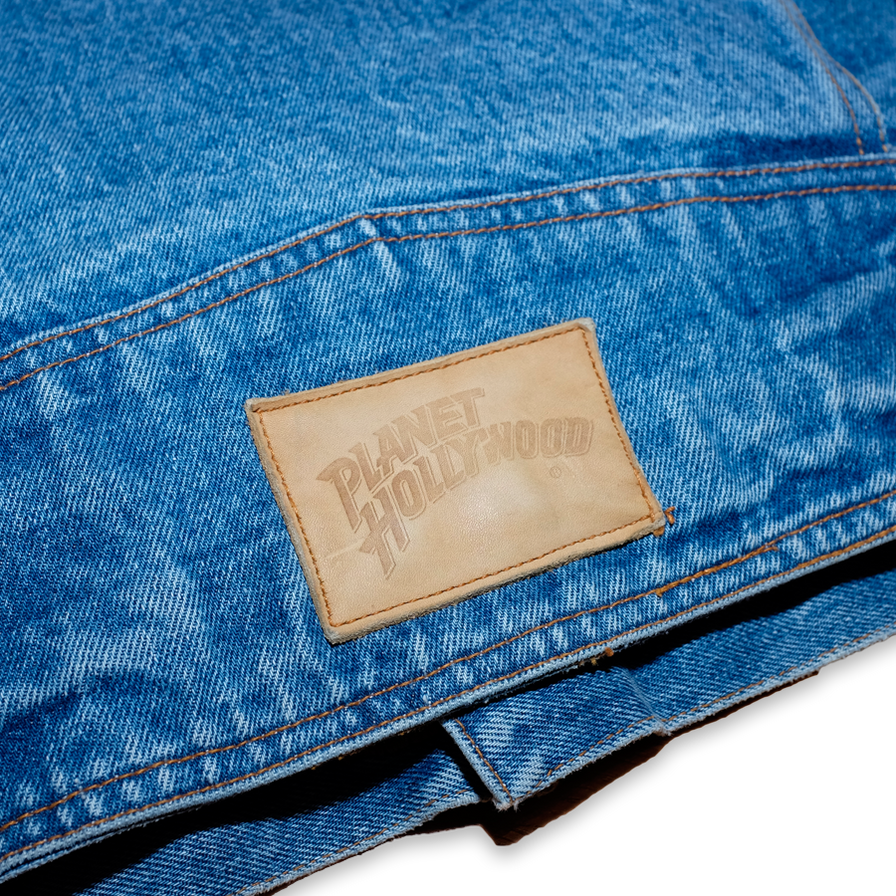 Vintage Planet Hollywood Las Vegas Denim Jacket Medium / Large - Double Double Vintage