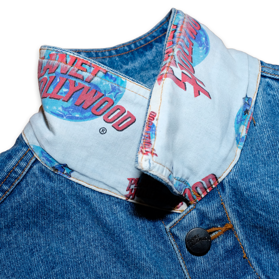 Vintage Planet Hollywood Las Vegas Denim Jacket Medium / Large - Double Double Vintage