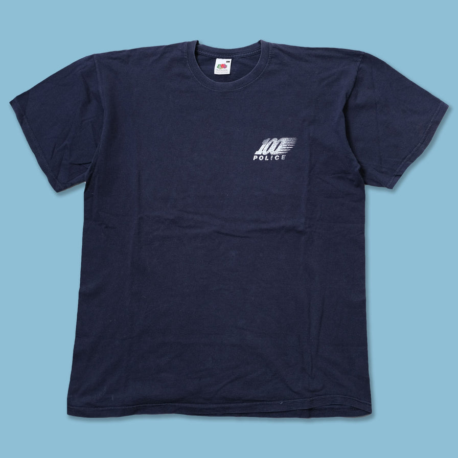 Vintage Police T-Shirt Large