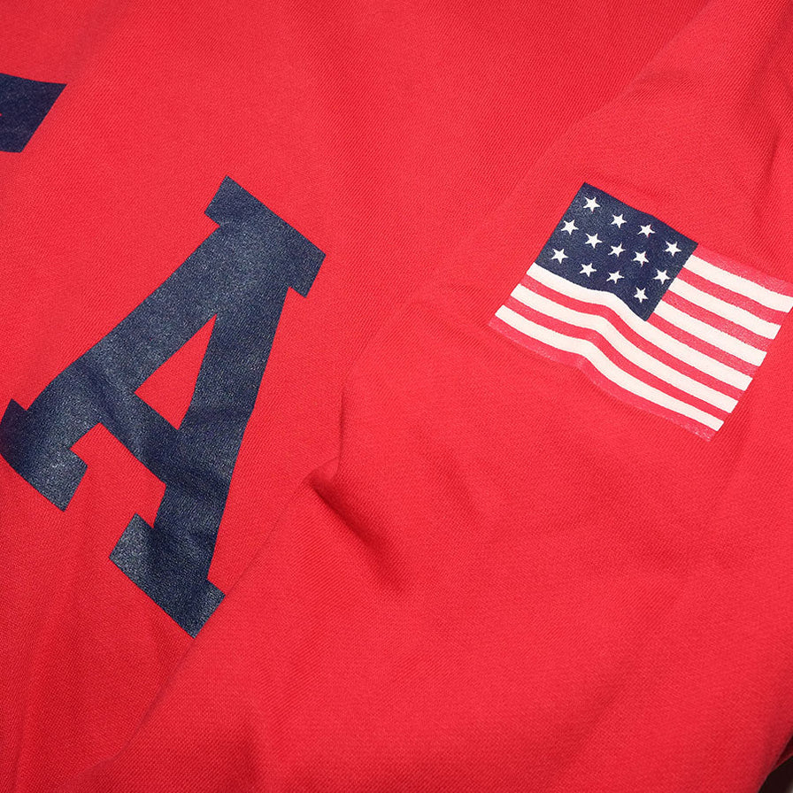 Vintage Polo Ralph Lauren USA Q-Zip Sweater Large / XLarge - Double Double Vintage