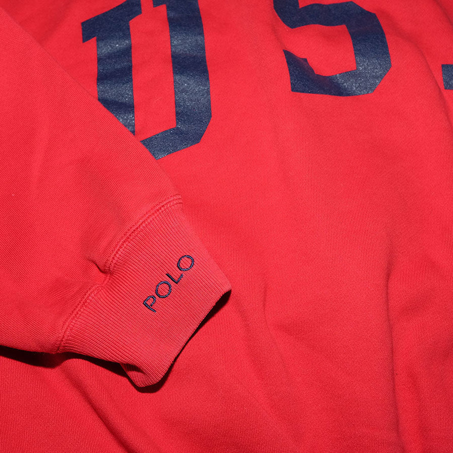 Vintage Polo Ralph Lauren USA Q-Zip Sweater Large / XLarge - Double Double Vintage