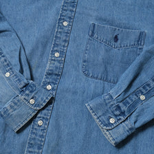 Vintage Polo Ralph Lauren Denim Shirt XLarge