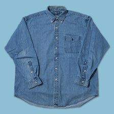 Vintage Polo Ralph Lauren Denim Shirt XLarge
