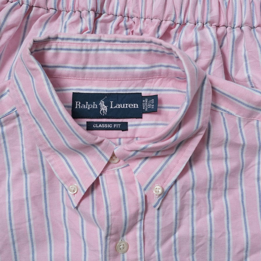 Vintage Polo Ralph Lauren Women's Cropped Shirt Onesize