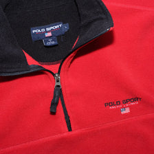Vintage Polo Sport Q-Zip Fleece Medium / Large - Double Double Vintage