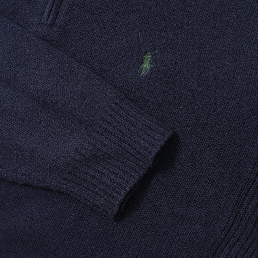 Vintage Polo Ralph Lauren Q-Zip Sweater Large