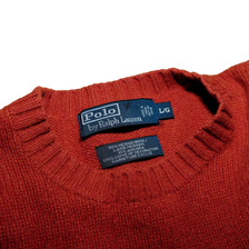 Vintage Polo Ralph Lauren Wool Sweatshirt Medium / Large - Double Double Vintage