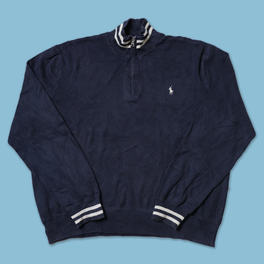 Vintage Polo Ralph Lauren Q-Zip Sweater XLarge