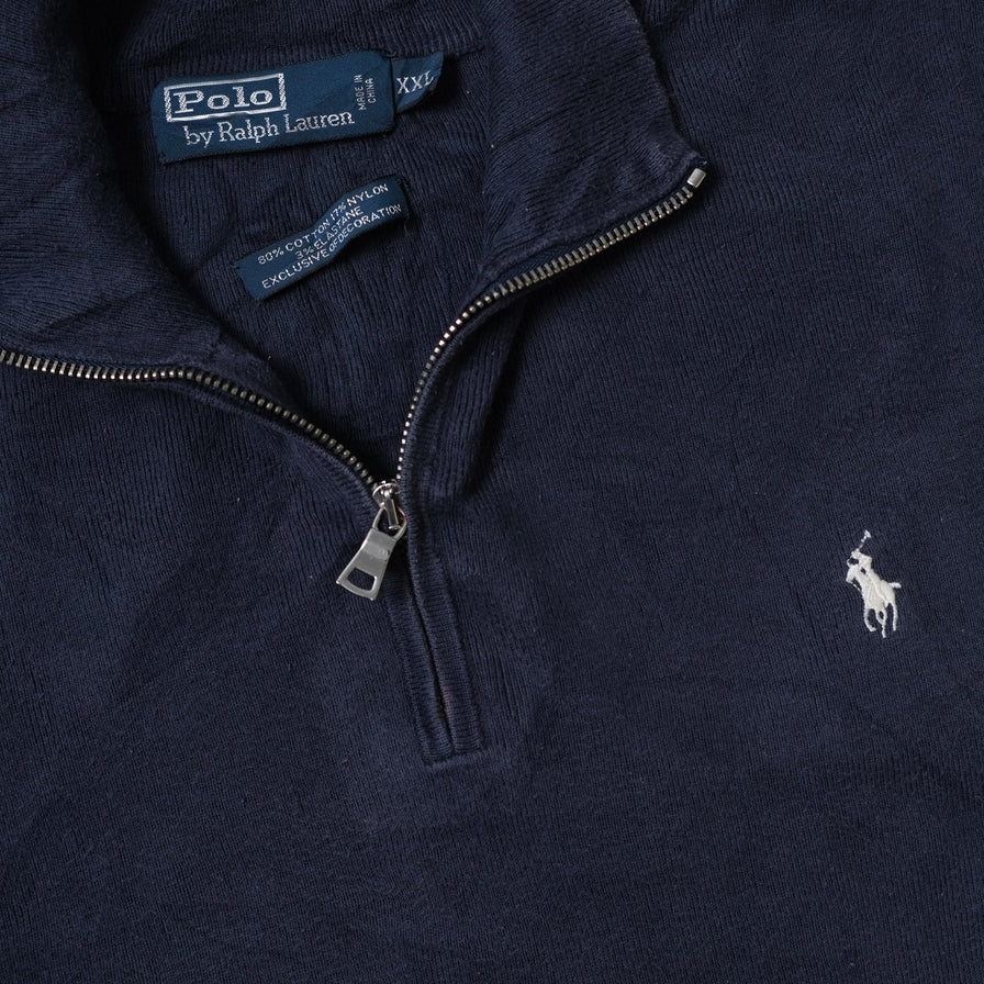 Vintage Polo Ralph Lauren Q-Zip Sweater XLarge