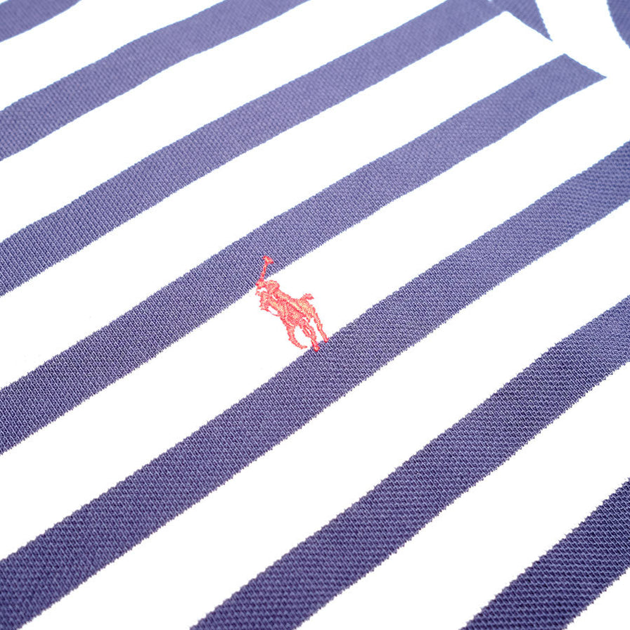 Polo Ralph Lauren Striped Rugby Polo XLarge - Double Double Vintage