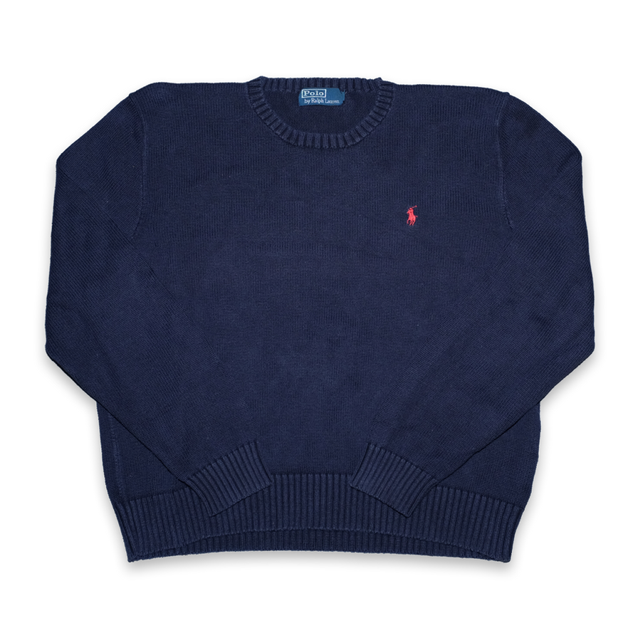 Vintage Polo Ralph Lauren Knit Sweater Medium - Double Double Vintage
