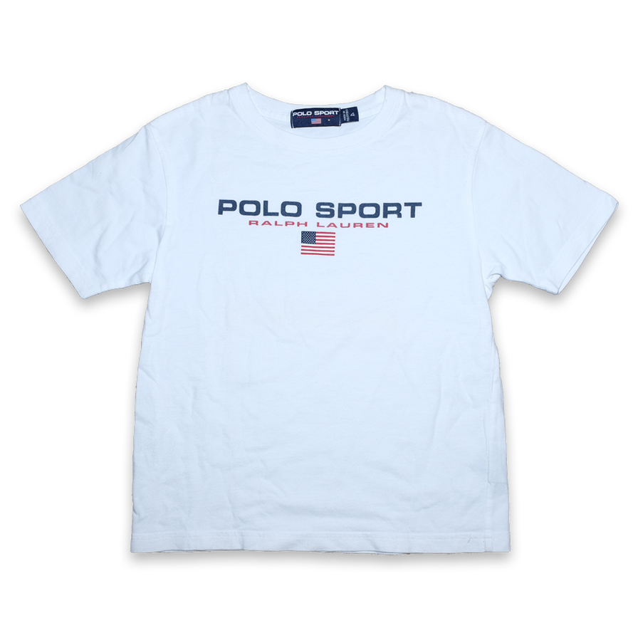 Vintage Polo Sport T-Shirt Kids Small - Double Double Vintage