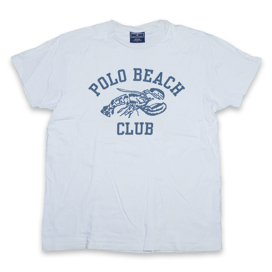 Vintage Polo Sport Beach Club T-Shirt Large - Double Double Vintage