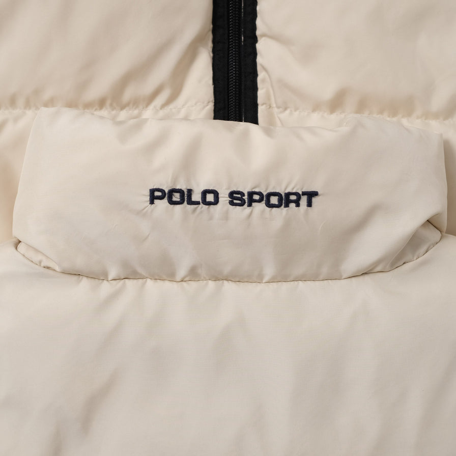 Vintage Polo Sport Puffer Vest Large