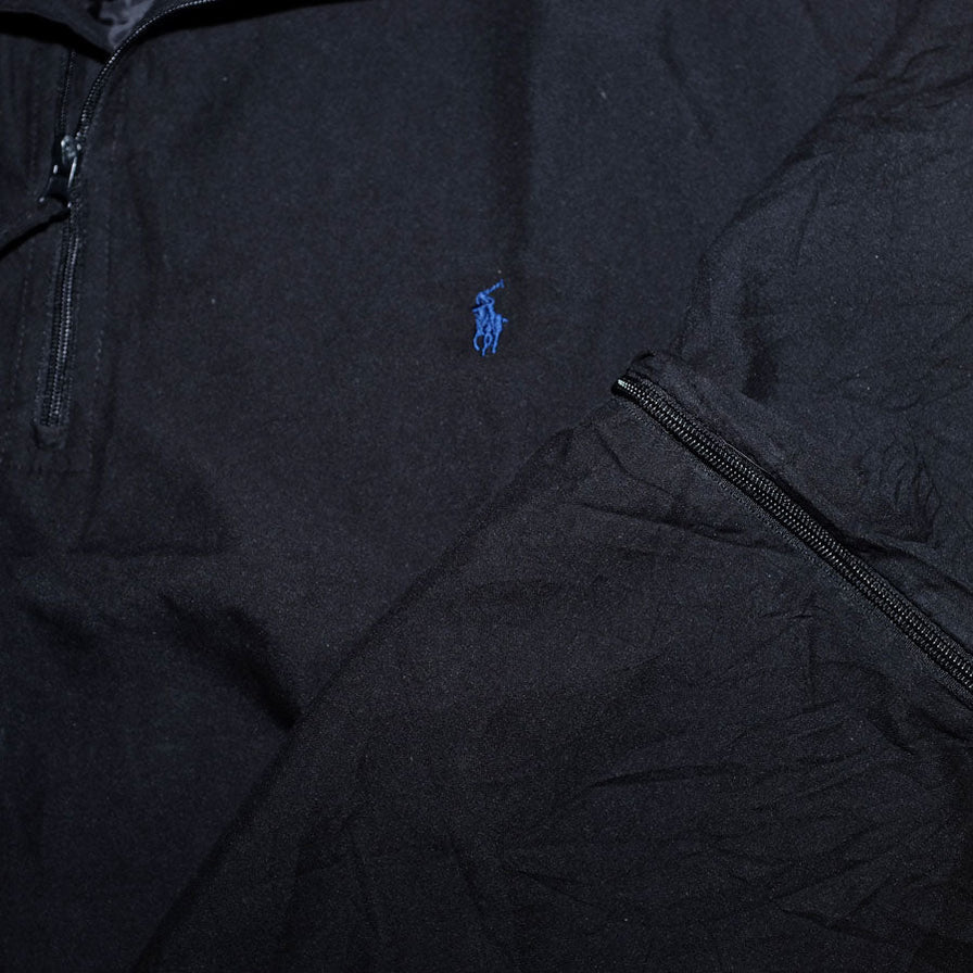 Vintage Polo Ralph Lauren Q-Zip Windbreaker Large - Double Double Vintage