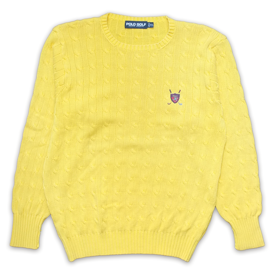Polo Golf Ralph Lauren Knit Sweater XLarge - Double Double Vintage