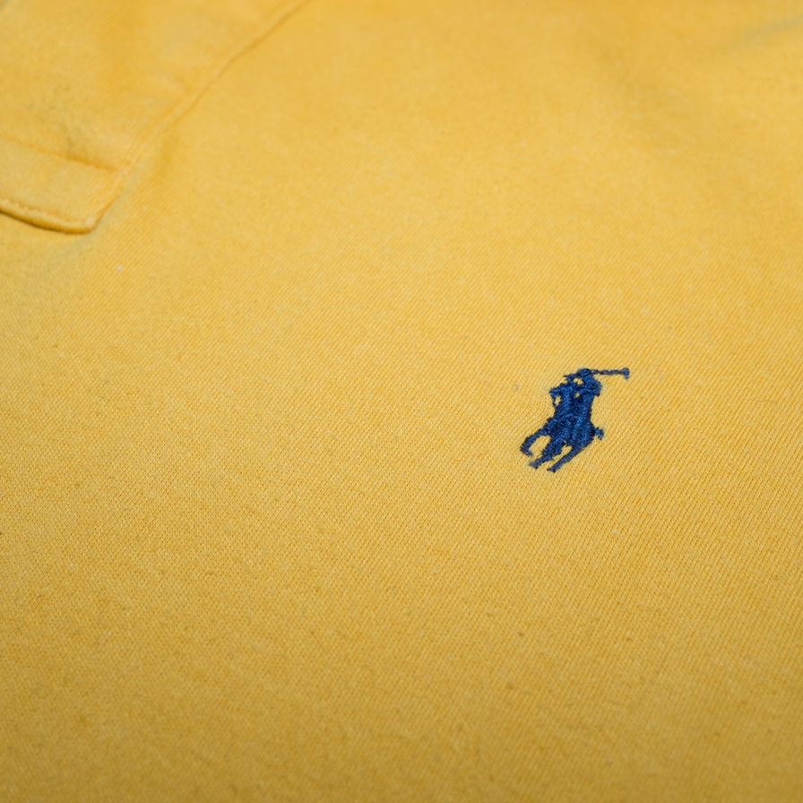 Polo Ralph Lauren Longsleeve Poloshirt Large - Double Double Vintage