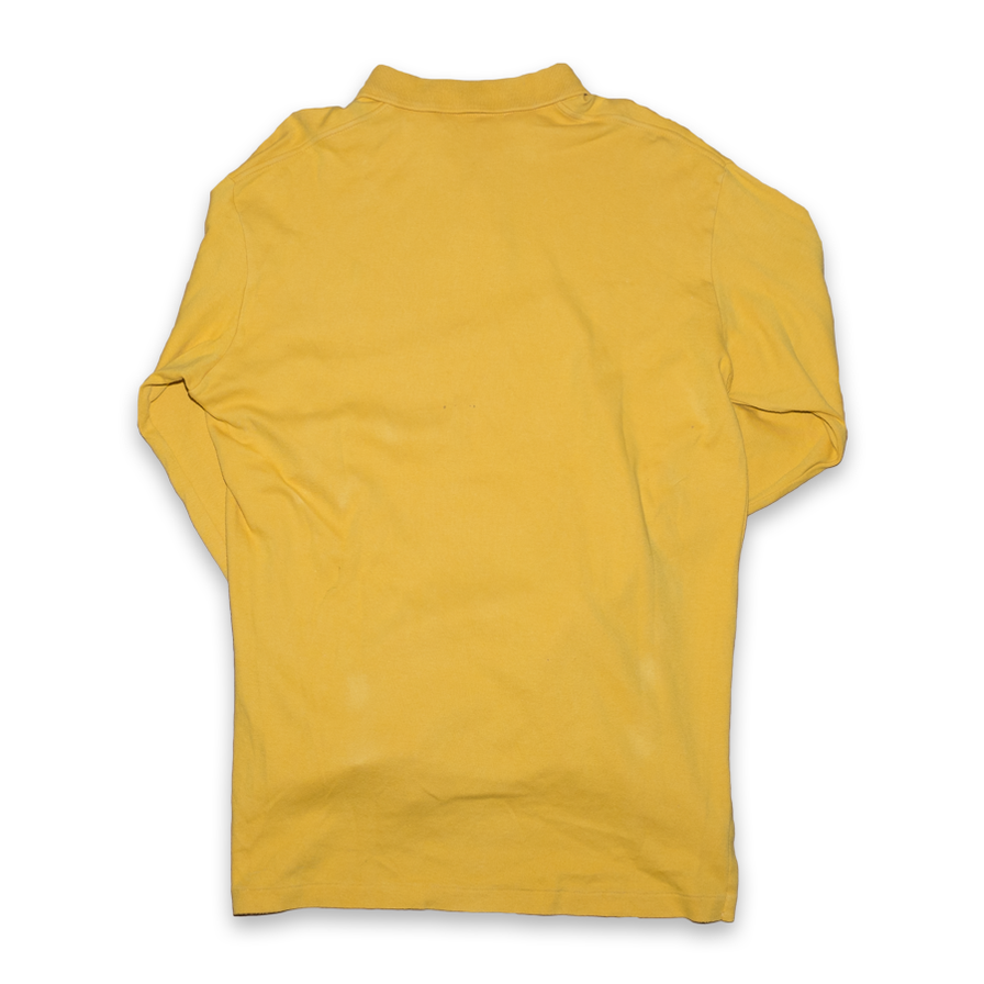Polo Ralph Lauren Longsleeve Poloshirt Large - Double Double Vintage