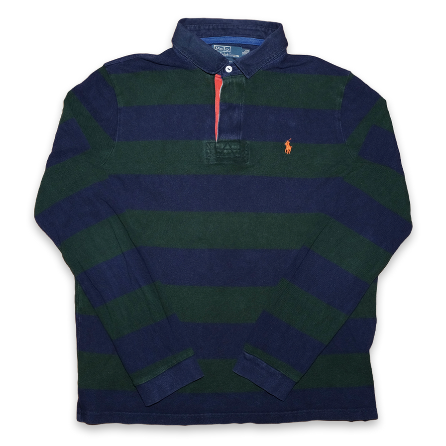 Vintage Polo Ralph Lauren Long Polo Large - Double Double Vintage