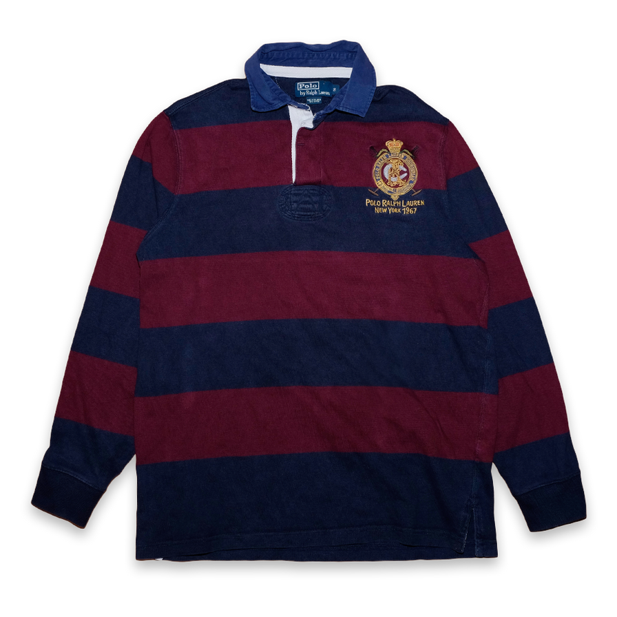 Vintage Polo Ralph Lauren Rugby Shirt Small / Medium - Double Double Vintage