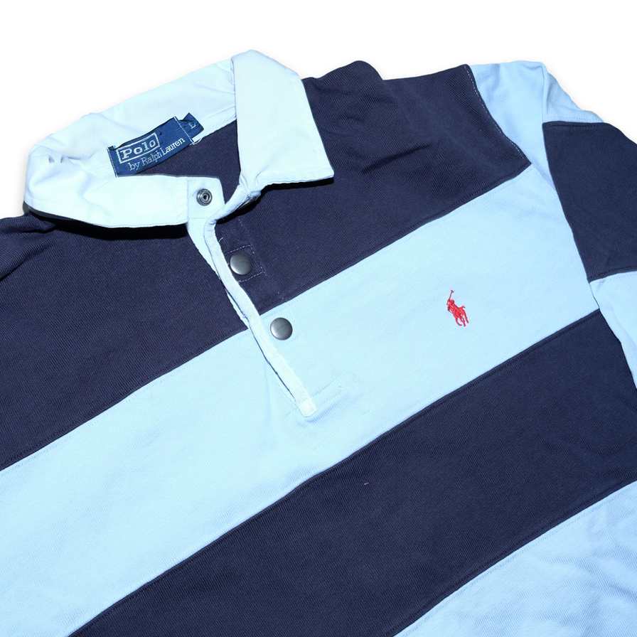 Vintage Polo Ralph Lauren Rugby Shirt Medium / Large - Double Double Vintage