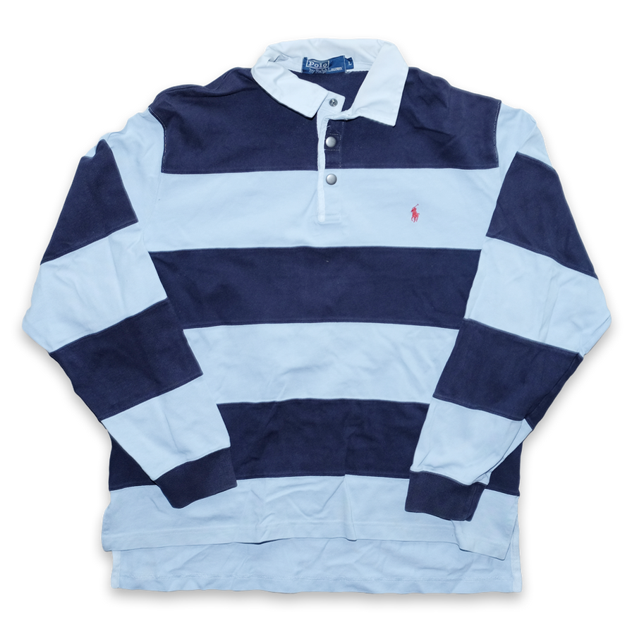 Vintage Polo Ralph Lauren Rugby Shirt Medium / Large - Double Double Vintage