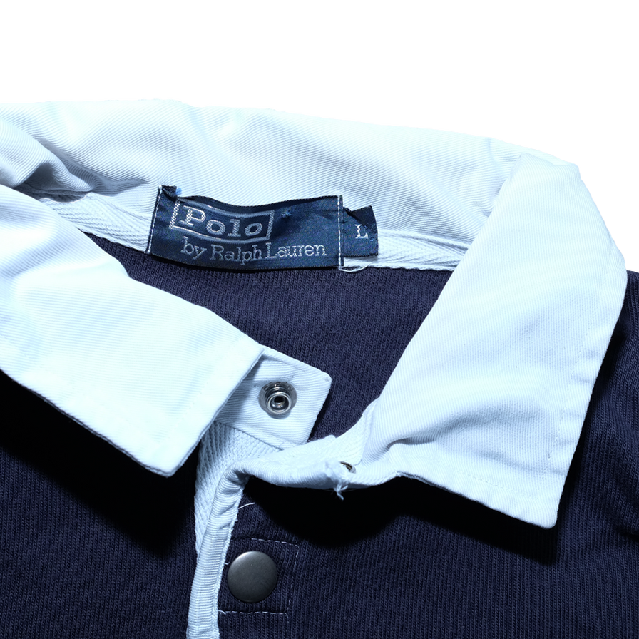Vintage Polo Ralph Lauren Rugby Shirt Medium / Large - Double Double Vintage