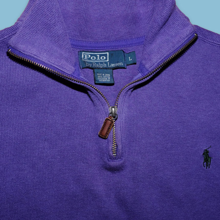 Vintage Polo Ralph Lauren Q-Zip Large - Double Double Vintage
