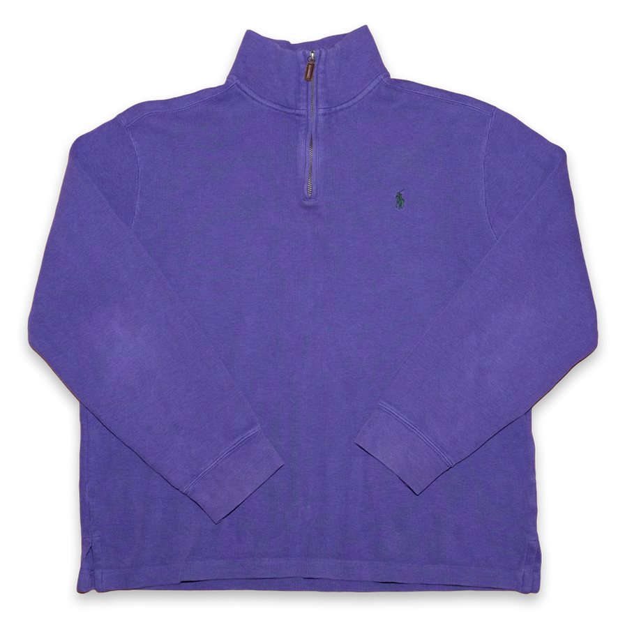 Vintage Polo Ralph Lauren Q-Zip Large - Double Double Vintage
