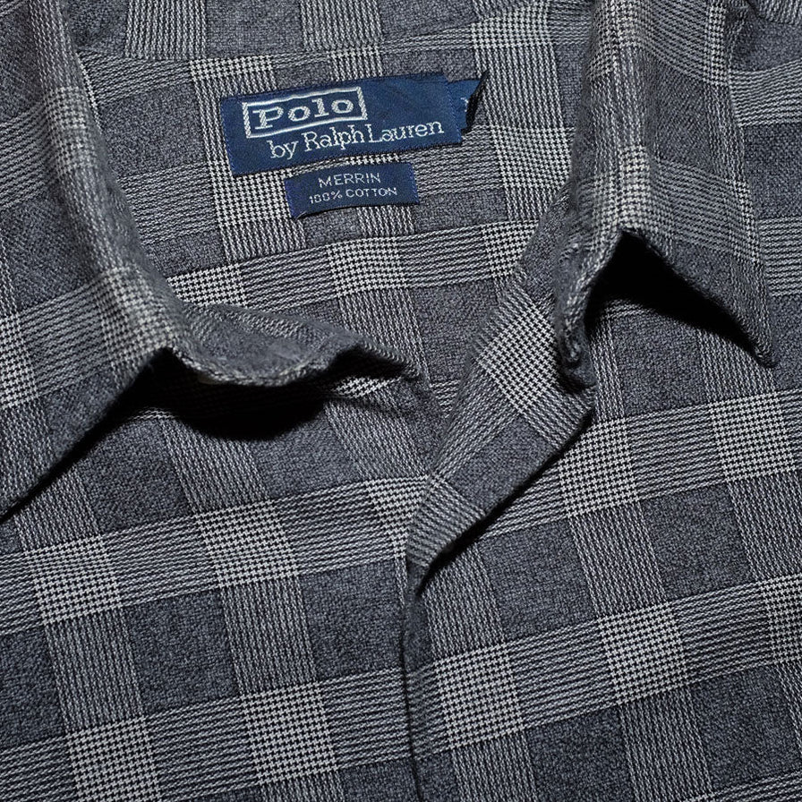 Vintage Polo Ralph Lauren Flannel Shirt Large - Double Double Vintage