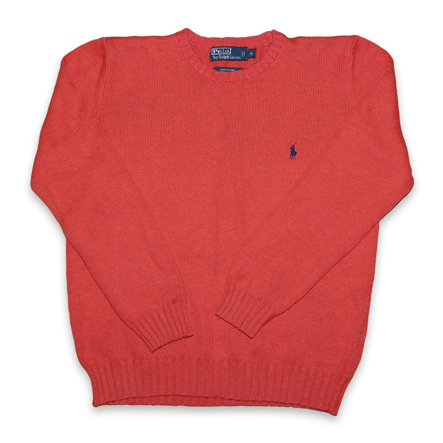 Vintage Polo Ralph Lauren Knit Sweatshirt Small - Double Double Vintage
