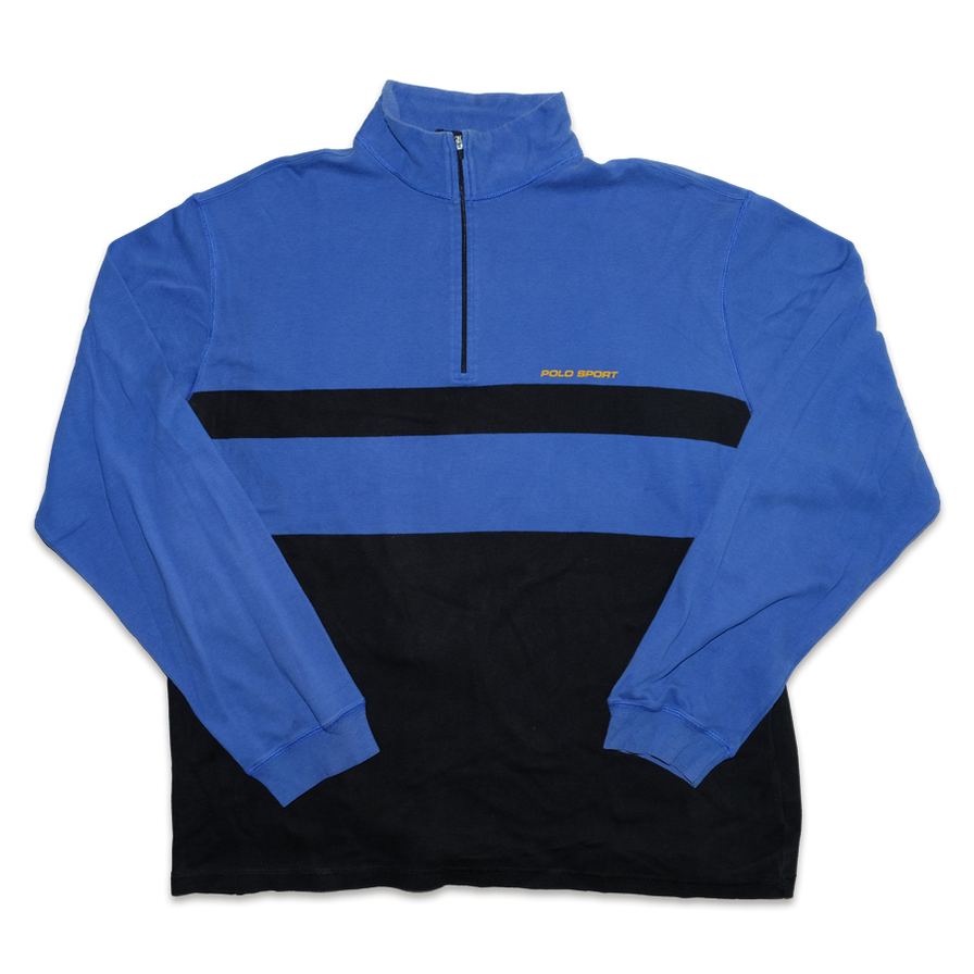 Vintage Polo Sport Q-Zip Sweater XLarge / XXL - Double Double Vintage
