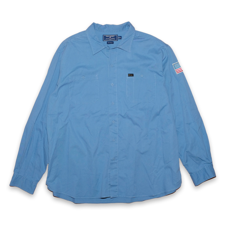 Vintage Polo Sport Ralph Lauren Shirt XLarge - Double Double Vintage