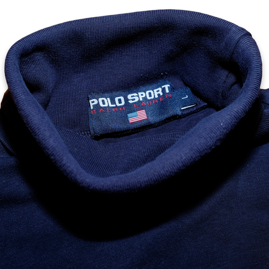 Vintage Polo Sport Turtleneck Longsleeve Large - Double Double Vintage