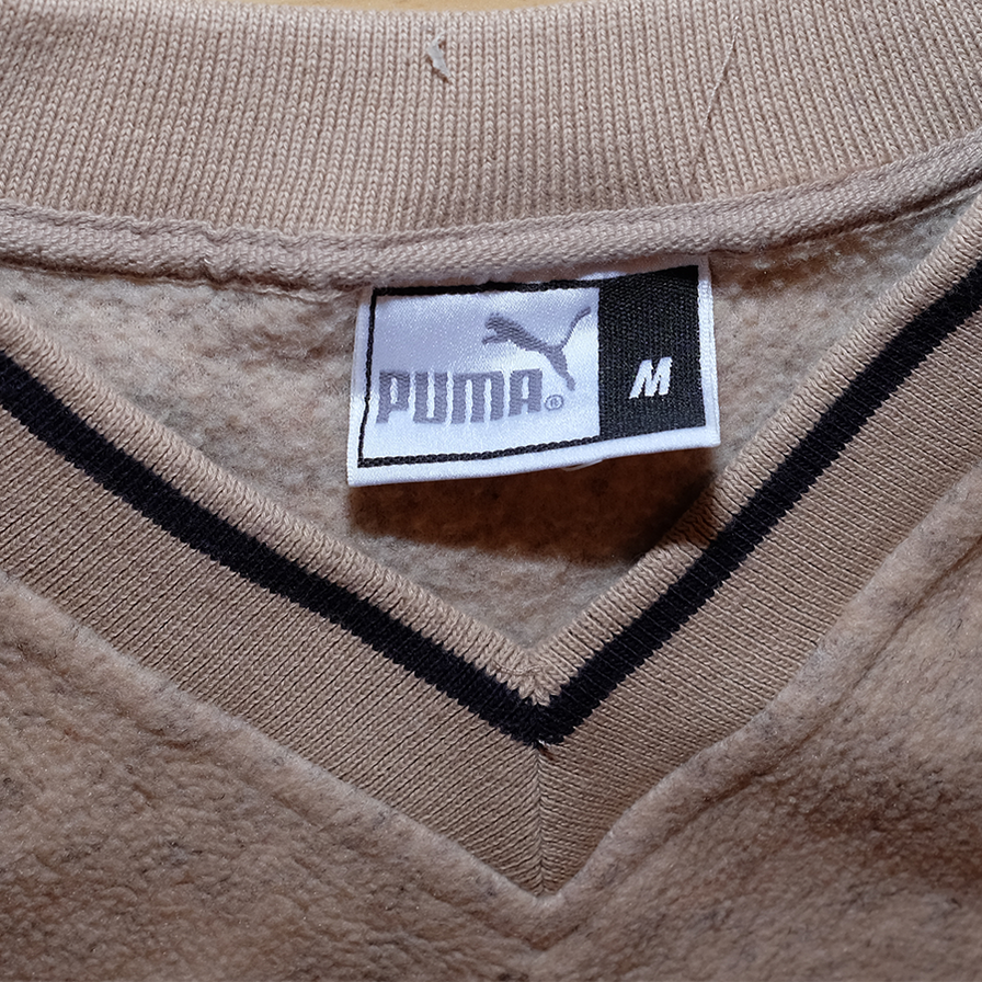Vintage Puma V-Neck Fleece Large / XLarge - Double Double Vintage