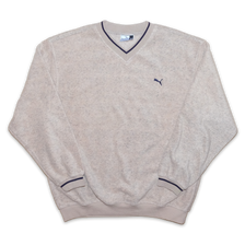 Vintage Puma V-Neck Fleece Large / XLarge - Double Double Vintage