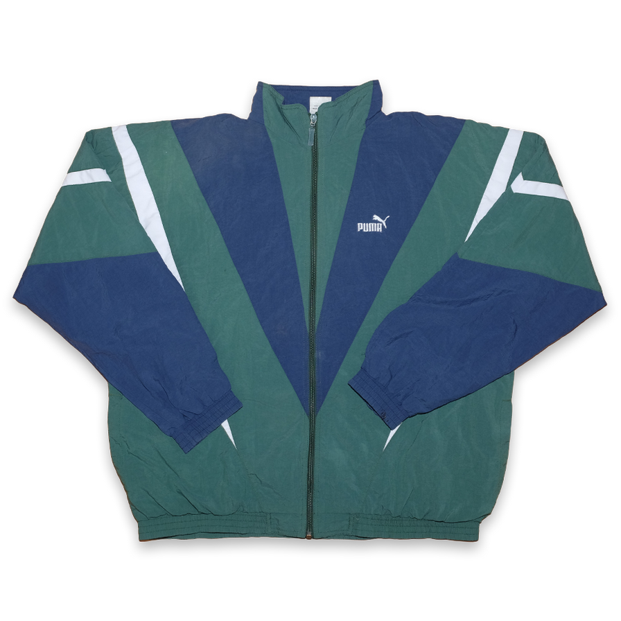 Vintage Puma Track Jacket Large - Double Double Vintage