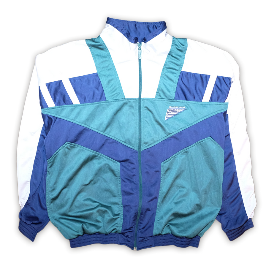 Vintage Puma Trackjacket Medium - Double Double Vintage