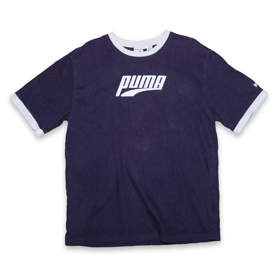 Vintage Puma Logo T-Shirt XLarge - Double Double Vintage