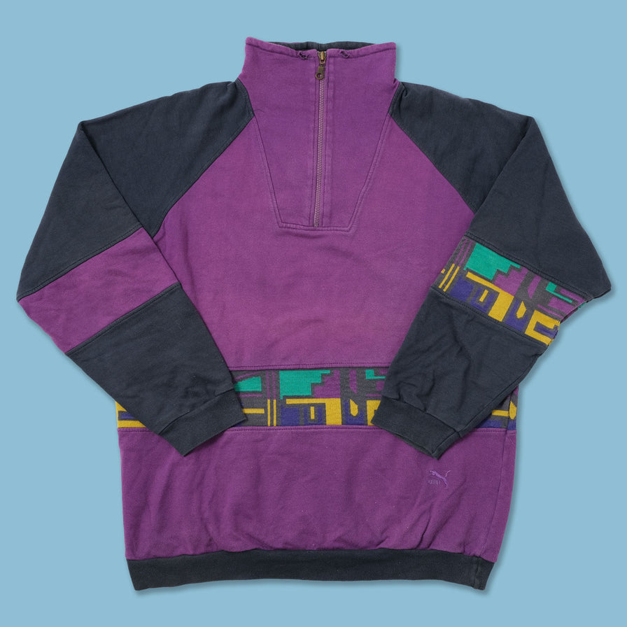 Vintage Puma Q-Zip Sweater XLarge
