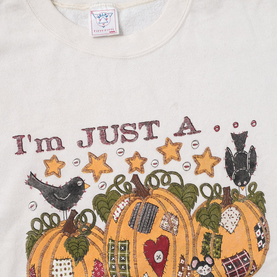 Vintage Pumpkin Sweater Medium