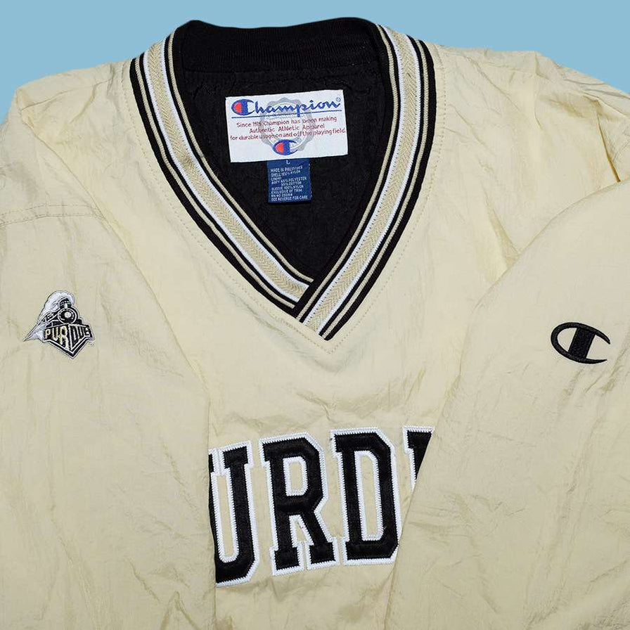 Vintage Champion Purdue Windbreaker XLarge