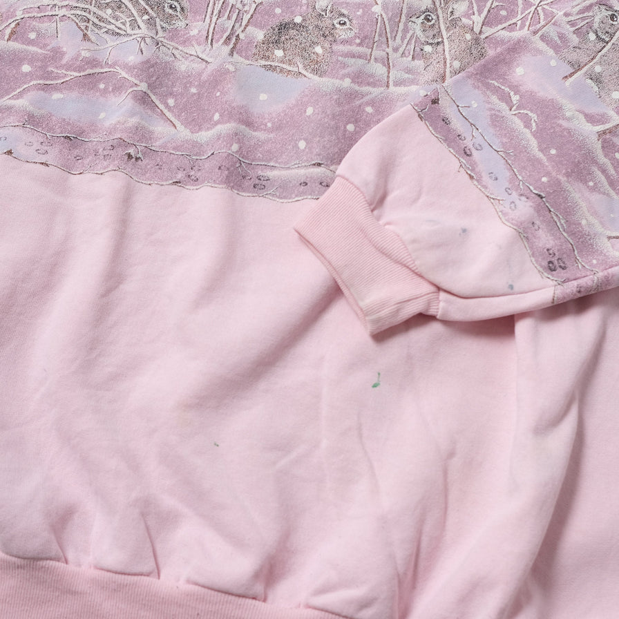 Vintage Rabbits Sweater Medium