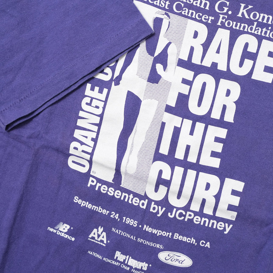 Vintage 1995 Race For The Cure T-Shirt XLarge