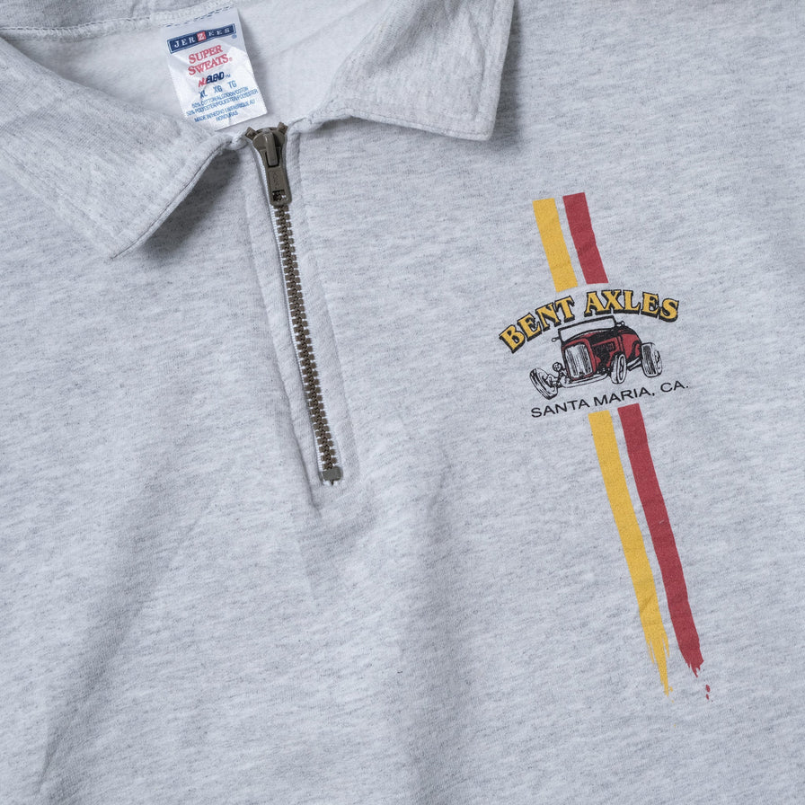 Vintage Santa Maria Racing Q-Zip Sweater XLarge