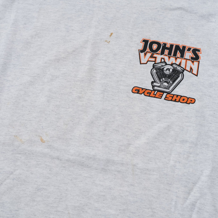 Vintage John's Cycle Shop T-Shirt XLarge